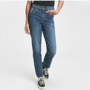 GAP Women's Straight Leg Jeans - Blue